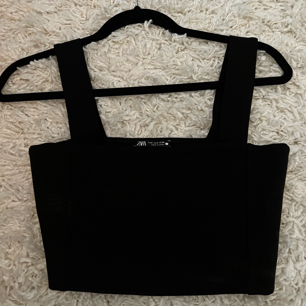 Black Zara  Crop Top